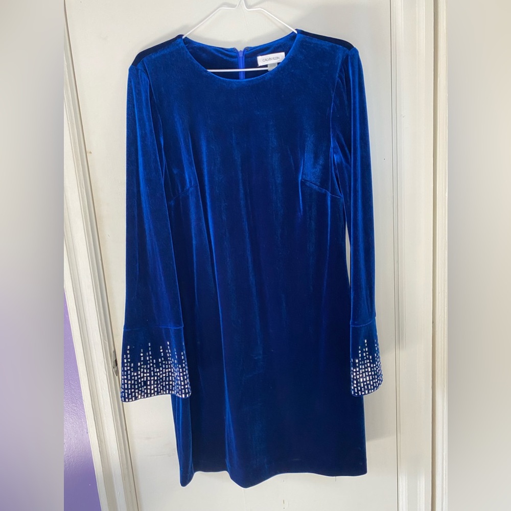 Blue Calvin Klein Dress - Size 8